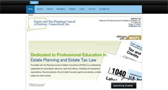 Desktop Screenshot of etpcec.org